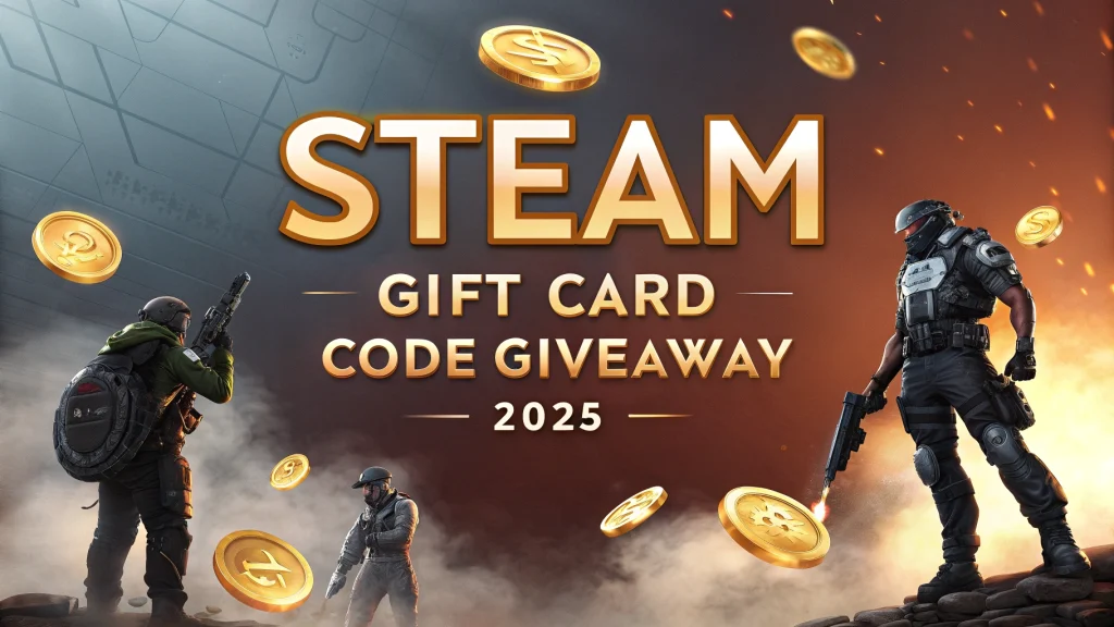 100% Working Steam Gift Card Code Giveaway 2025 [Daily Updates]